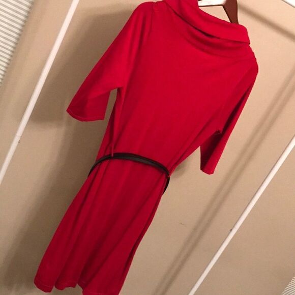 Allison Brittany Cowl Neck Sweater Dress - Size L - Picture 5 of 6